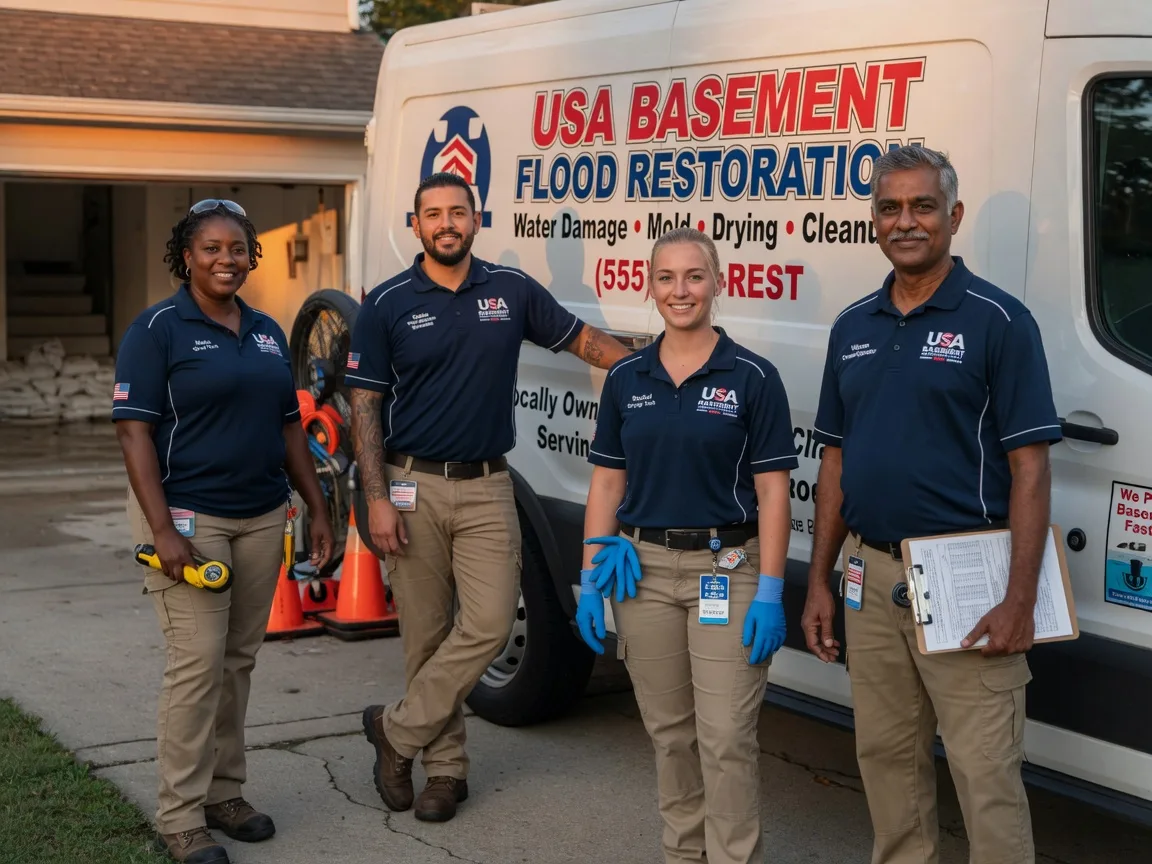 Basement Flood Cleanup company in Vallonia, IN